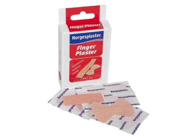 NORGESPLASTER Fingerplaster 10stk Plaster til fingre og fingertupp.. 